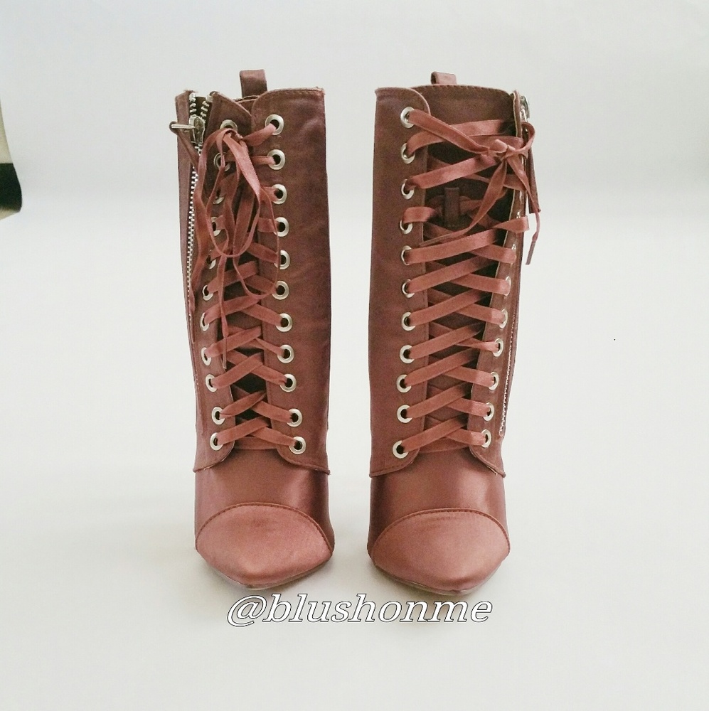 🎉 Last 1 🎉 Lace Up Ankle Booties - Picture 5 of 6